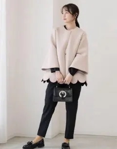 neige ネージュ 完売品 スカラップAラインジャケットコート