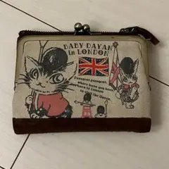 ダヤン がま口 二つ折り財布