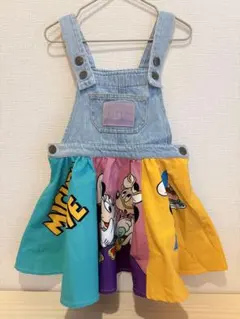 子供服　ディズニー　ジャンバースカート　100