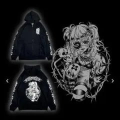 KRY clothing 「KUA02」 パーカー サブカル 地雷 ブラック