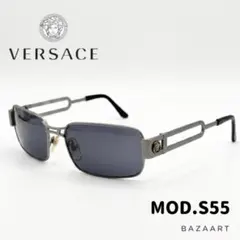【美品】ヴェルサーチ サングラス メデューサ MOD.S55 シルバー 正規品 美品】ヴェルサーチ サングラス メデューサ MOD.S55 シルバー 正規品