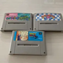 スーパーファミコンソフト　3本セット