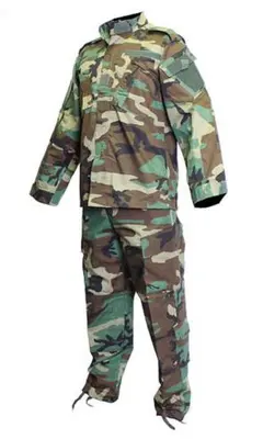 米軍払い下げ迷彩ジャケット Sサイズ　当時もの　上下でお値下げ。期間限定値下げ中 Amazon | [SHENKEL] 迷彩服上下セット ウッドランド S bdu-wl02-S