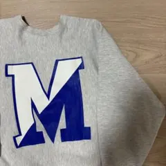 90s Champion リバースウィーブ　スウェット　両面プリント　USA