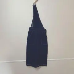ZARA ワンショルダーデニムスカート インディゴブルー XS 2WAY