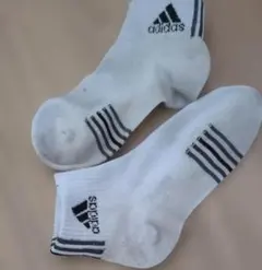 adidas ホワイト ソックス ストライプ