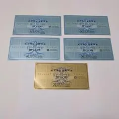 ゼビオホールディングス　株主優待券　20%OFFほか5枚セット