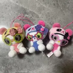 パンダハローキティレトロサングラスマスコット