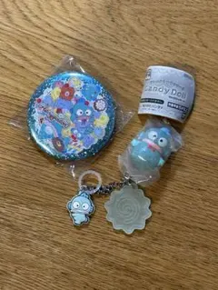 ハンギョドン BIG缶バッチ めじるしチャーム キャンディードール 3点セット