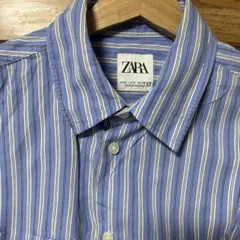 ZARA ザラ　ストライプシャツ　S