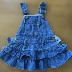 babyGAP デニムオーバーオールワンピース 80cm