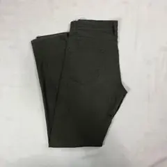 UNIQLO グレー パンツ ストレート 美シルエット 汚れあり 古着