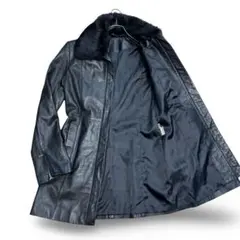 archive 00S y2k leather zip jacket coat