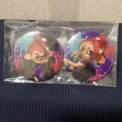 スプラトゥーン　タコボーイ　タコガール　缶バッジ　セット　アニメイト特典