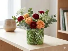 プランター 植木鉢陶器鉢 ボタニカル柄 モンステラ 鉢カバー 観葉植物 多肉植物のサムネイル