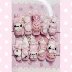 ꒰NO25꒱ネイルチップオーダー ウィッシュコア 平成女児 萌 地雷 オムライス