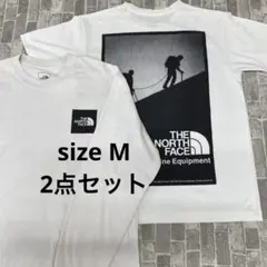 K92♪ ザノースフェイス　半袖と長袖2点セット　M