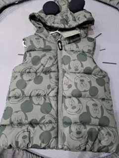 【値下げ】ミッキーマウス ダウンベスト 90cm H&M