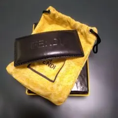 FENDI 黒 レザー バレッタ箱袋付き