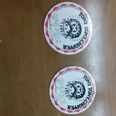 「ワンピース」ナッコミ2011トニートニーチョッパー　グラスコースター二枚