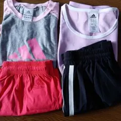 アディダス　半袖短パン　女の子140