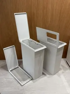 【2個セット】無印良品 ポリプロピレンフタが選べるダストボックス大(フタつき）のサムネイル