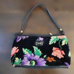 FEILER フラワーパターン ハンドバッグ