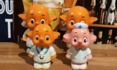 サトちゃん サトコちゃん 佐藤製薬 ソフビ人形 貯金箱ドクター ナース