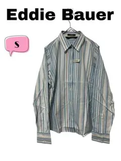 Eddie Bauer エディーバウアー　PETITE ストライプシャツ S