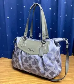 COACH コーチ シグネチャー F20068 ショルダー ハンドバッグ