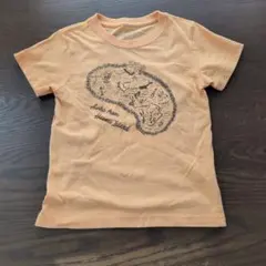 ハワイ島地図 Tシャツ オレンジのサムネイル