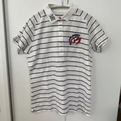 マスターバニー　パーリーゲイツ　夏　ポロシャツ　ゴルフウェア　ボーダー