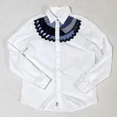 TORI-TO×BEAMS BOY レース パッチワーク フェルト 長袖シャツのサムネイル
