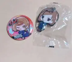 呪術廻戦 釘崎野薔薇 缶バッチ ラバーキーホルダー 値下げしました！