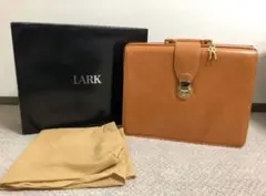 【美品・希少非売品】LARK 本革 牛革 ビジネスバッグ 箱付き