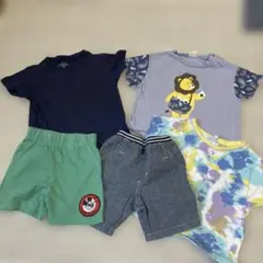 まとめ売り　ペイズリー袖 半袖Tシャツ