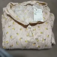 サマンサモスモス、柚子花柄スモックワンピース新品未使用品春におすすめ！