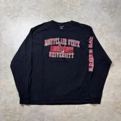 チャンピオン　長袖Tシャツ　カレッジ　ロゴ　アメリカ古着　 XL 6407