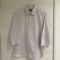 TAKEO KIKUCHIストライプ 七分袖カットソーのサムネイル
