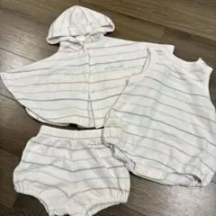 ジェラートピケ ベビー 70-80 3点セット