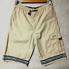 90s Y2K PIKO オールドサーフ ハーフカーゴパンツ ベージュ テックのサムネイル