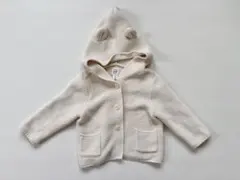 baby GAP くまフード付きカーディガン アイボリー