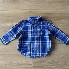 【美品】ポロラルフローレン　長袖シャツ　9M