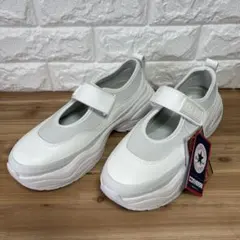 【新品】コンバース メリージェーン サージトレーナー 25 白 厚底