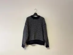 GUCCI GUCCY ロゴ クルーネック ニット セーター ゴールドラメ - メルカリ