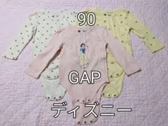 ベビー服　女の子　GAP　ディズニー　ロンパース　肌着　長袖　90　まとめ売り