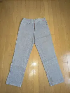 BEN DAVIS ベンディビス　ヒッコリー　ダブルニー　ワークパンツ　34