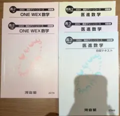 ONE WEX 数学・難関　河合塾 河合塾 ONE WEX 京大理系数学 予習テキスト 2023 高校グリーンコース