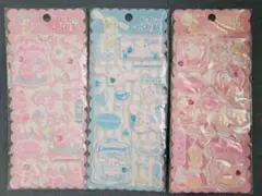 マシュマロシール サンリオ 3枚セット クロミ マイメロ シナモン
