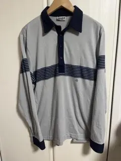 OLD VOLCOM ストライプ柄 長袖ポロシャツのサムネイル